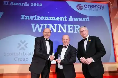 Low carbon leather helps Scottish Leather Group win prestigious award