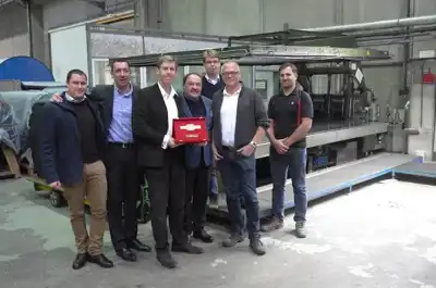 Cartigliano and Wollsdorf Leather celebrate special machine anniversary