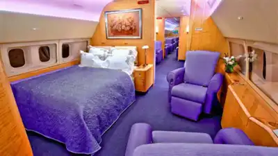 US airline puts faith in purple leather