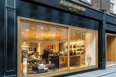 Aston Martin opens luxury goods boutique