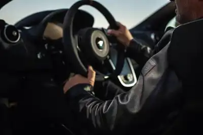Leather plays its part in Belstaff-McLaren collection