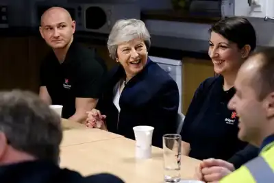 UK prime minister visits tannery