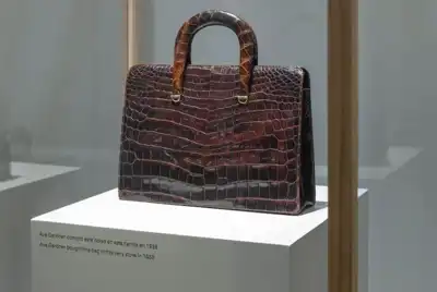 Loewe heritage display features Ava Gardner bag