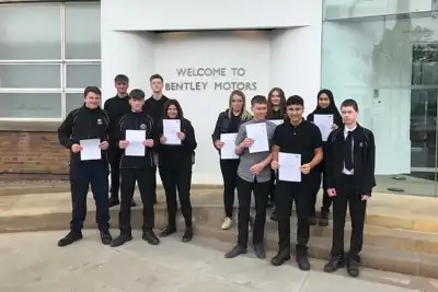 Students gain hands-on experience at Bentley