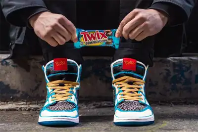 Shoe Surgeon uses leather elements in Twix shoe