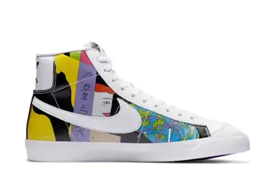 Colourful Nike trainers celebrate circularity with recycled leather fibre