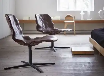 Furniture group chooses leather from Elmo for unusual chair