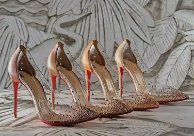 Beast to Beauty: Louboutin is loyal to leather