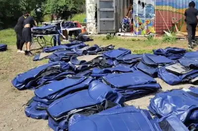 55,000 kgs of Southwest leather repurposed by young Nashville creatives