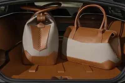 Luxury leather in abundance for BMW concept car