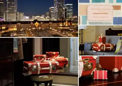 Tokyo Station Hotel commissions bespoke leather suitcases