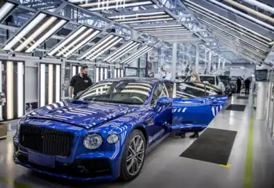Bentley sales drop