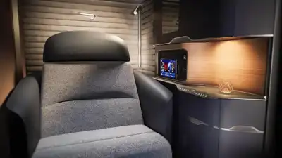 British Airways' new first seat features leather by Muirhead