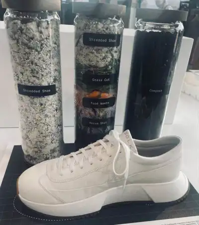 New shoe brand sees its products ending as compost