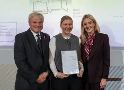 Staffordshire graduate scoops Furniture Makers’ Leather Prize