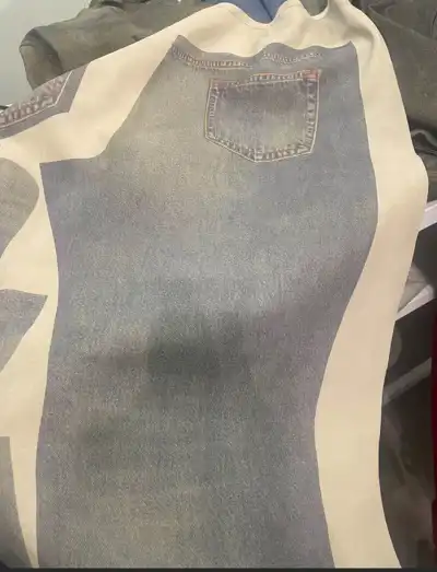 Leather offcuts find new life in printed garments