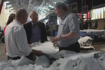 British ambassador visits Pittards' Ethiopian tannery