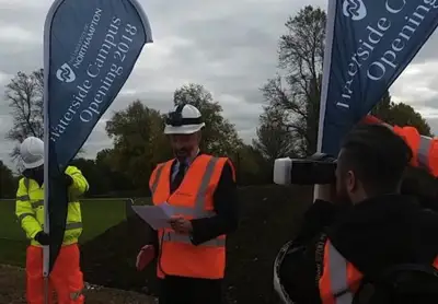 Ceremony marks the start of building work at new Northampton campus