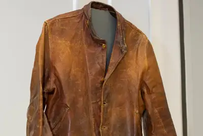 Einstein’s leather jacket sold to the company that made it