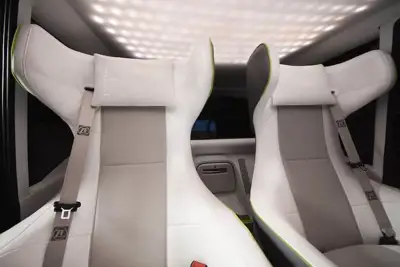 Rinspeed shows off Oasis with white leather interior at CES