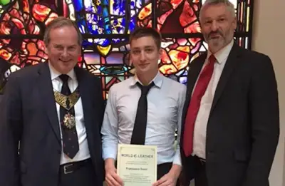 Northampton student picks up World Leather award