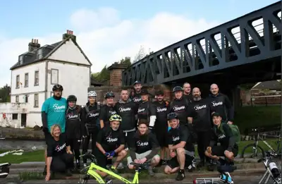 Muirhead cyclists raise money for mental health charity