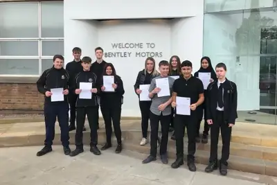 Students gain hands-on experience at Bentley