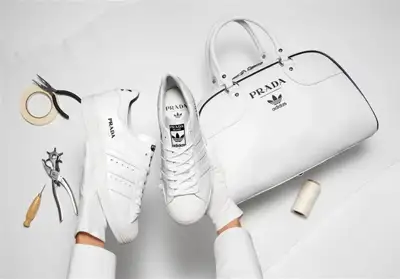 Prada and adidas reveal limited edition shoe and bowling bag