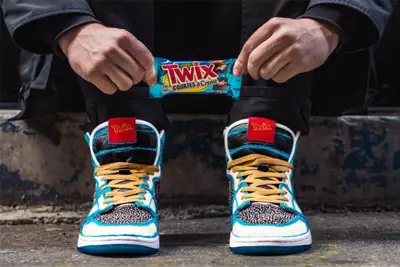 Shoe Surgeon uses leather elements in Twix shoe
