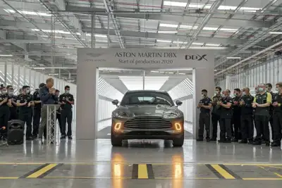 First Welsh-made Aston Martin rolls off production line