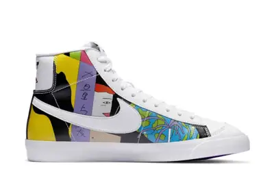 Colourful Nike trainers celebrate circularity with recycled leather fibre