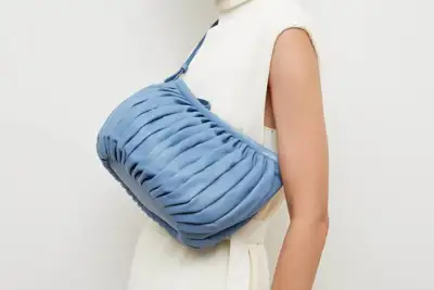 Novel technique achieves pleats with leather