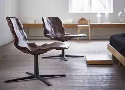 Furniture group chooses leather from Elmo for unusual chair