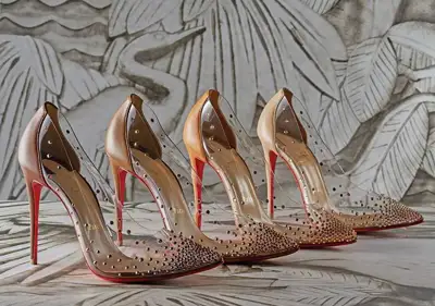 Beast to Beauty: Louboutin is loyal to leather