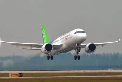 Airline takes delivery of first Chinese-made jet