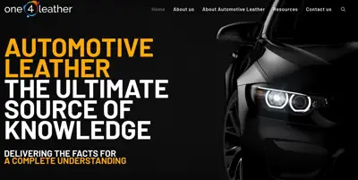One 4 Leather launches new website