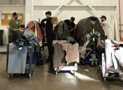 Detroit leathergoods firm receives hides from Pangea