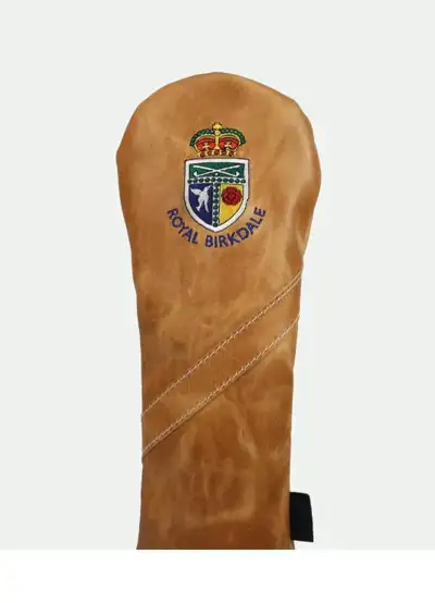 Open Championship headcover features Horween leather
