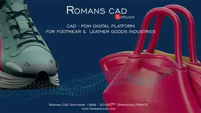 Romans CAD 2026 – V16: Redefining Digital Excellence in Footwear and Leather Goods.