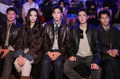 Only leather will do for the big names at China Fashion Week