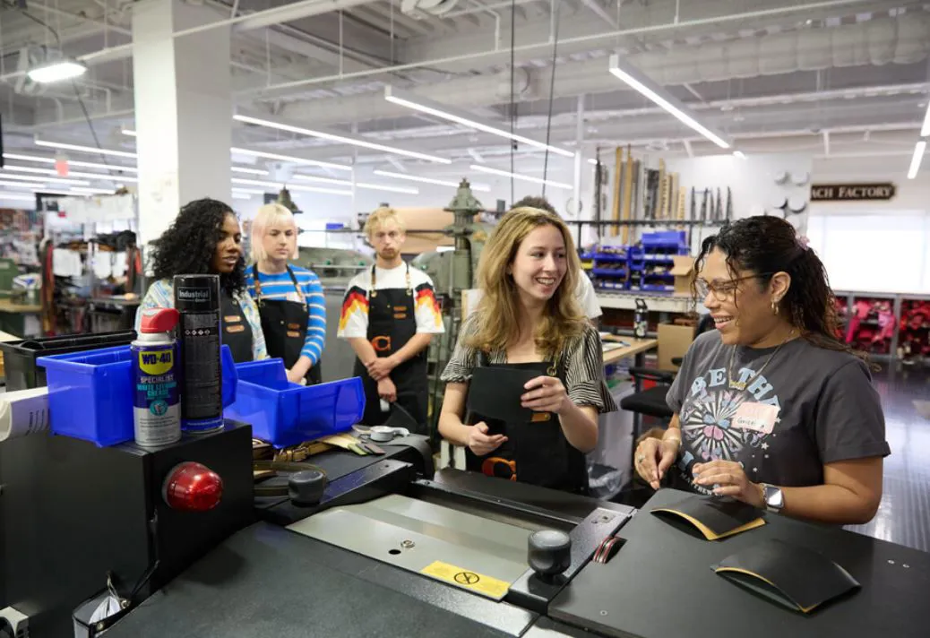 Coach workshops aim to inspire next generation of leather workers