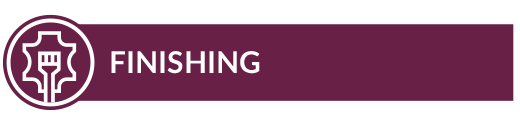 FINISHING: Retanning, dyeing and fatliquoring; Drying & pre-finishing; Leather Finishing            